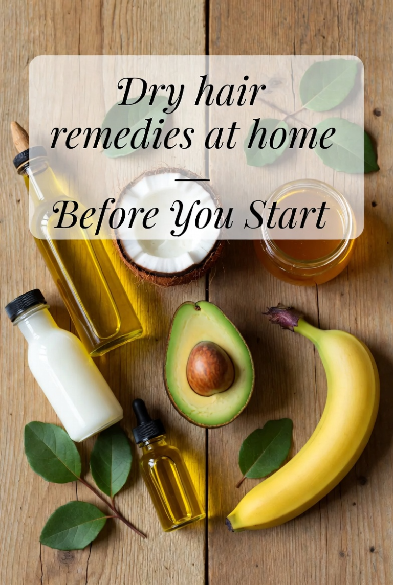 Dry Hair Remedies at Home: 7 DIY Hair Masks That Actually Work