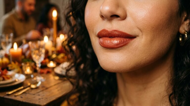 Thanksgiving Lip Color Trends 2026 — The Shades Dominating the Holiday Table