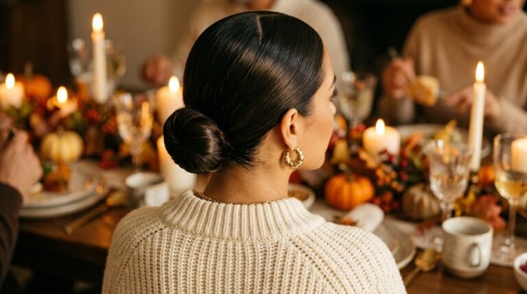 Thanksgiving Low Bun Hairstyles — 11 Elegant Styles for Every Table