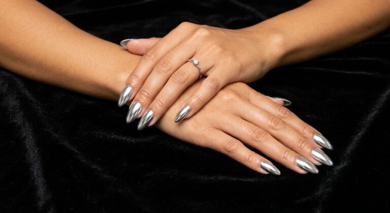 25+ Trendy Chrome Nails: Shiny and Metallic Manicure Ideas
