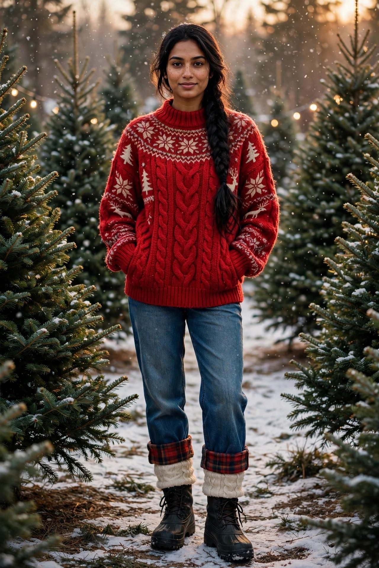 christmas sweater the snow-day set