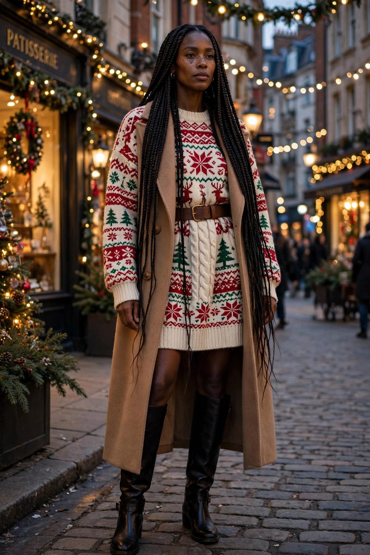 christmas sweater the sweater-as-dress