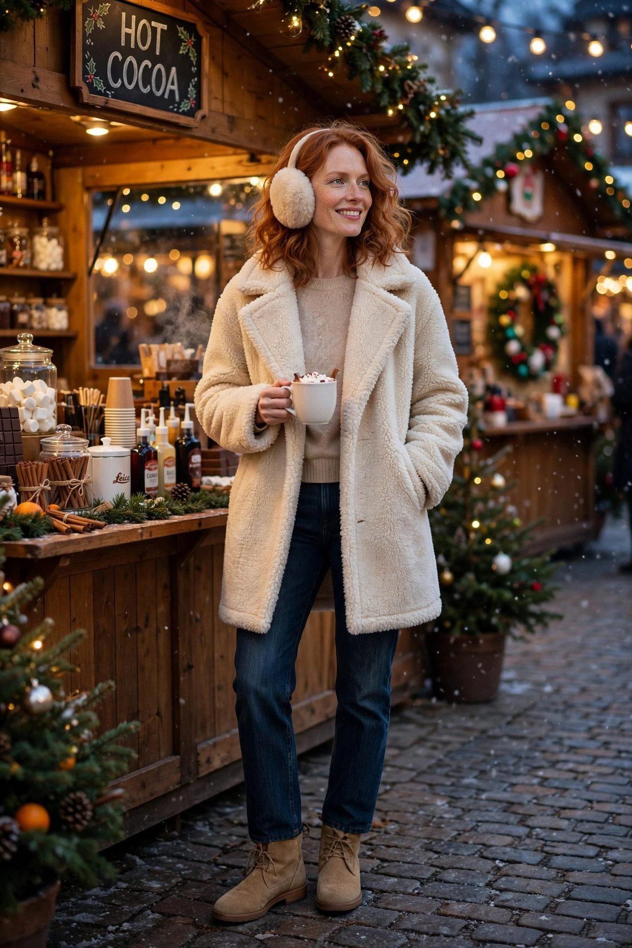 christmas market outfit the teddy soft