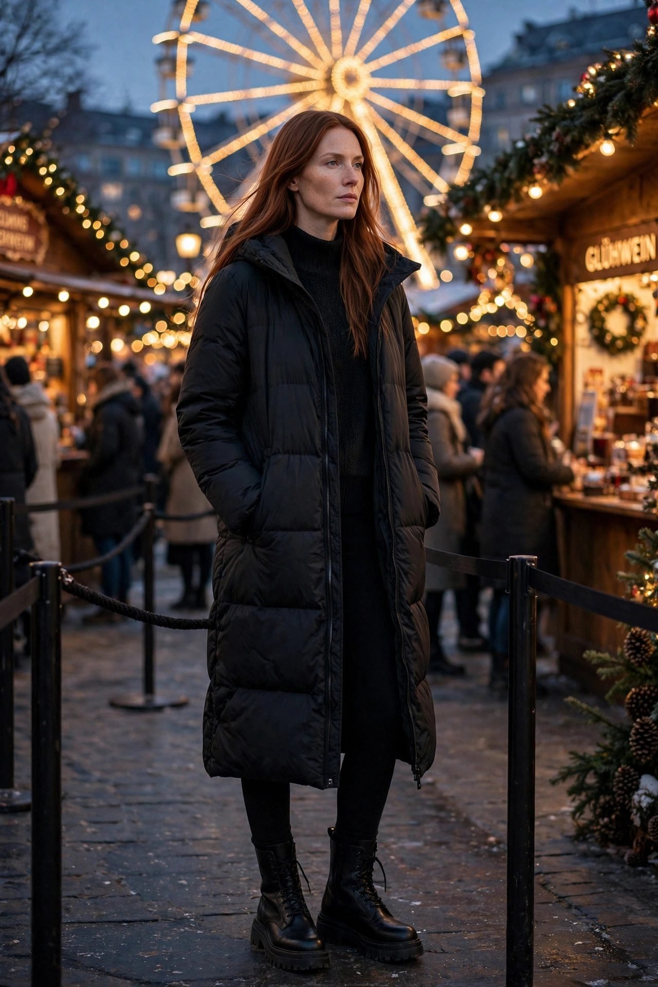 christmas market outfit the long column