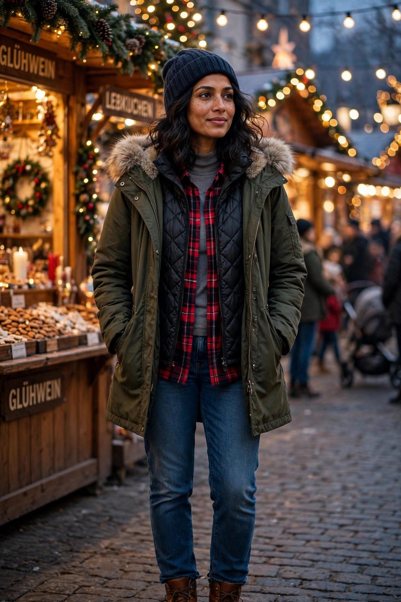 christmas market outfit the four-layer basecamp