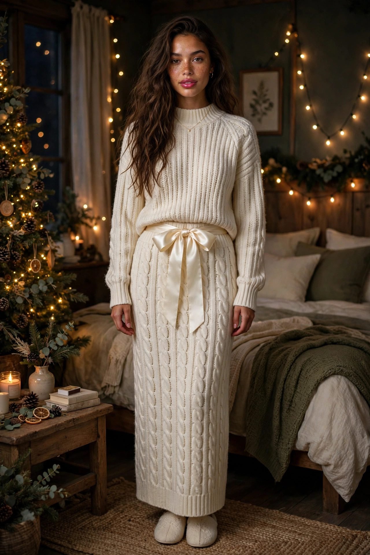 christmas outfits aesthetic the ribbon waist