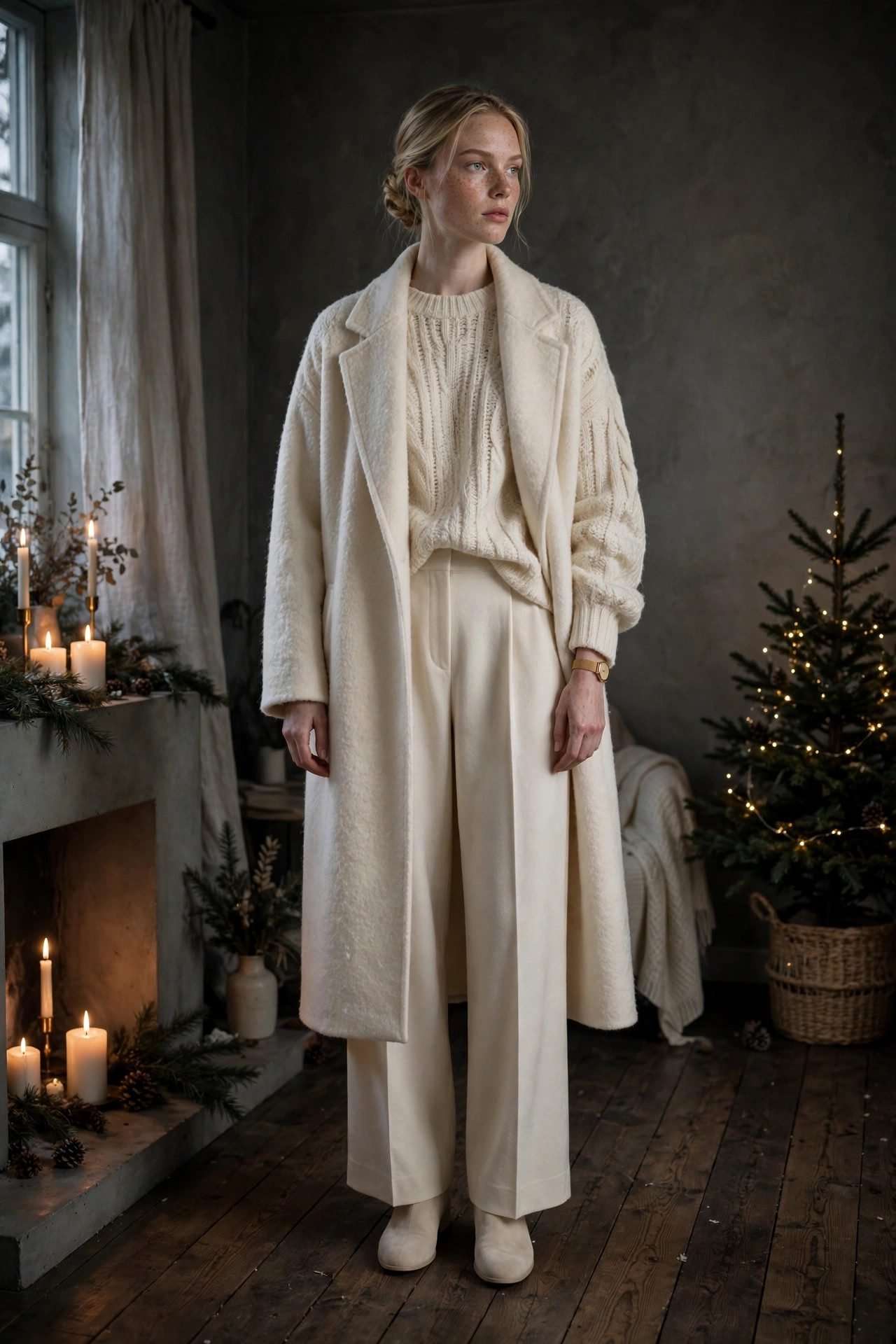 christmas outfits aesthetic the cream column