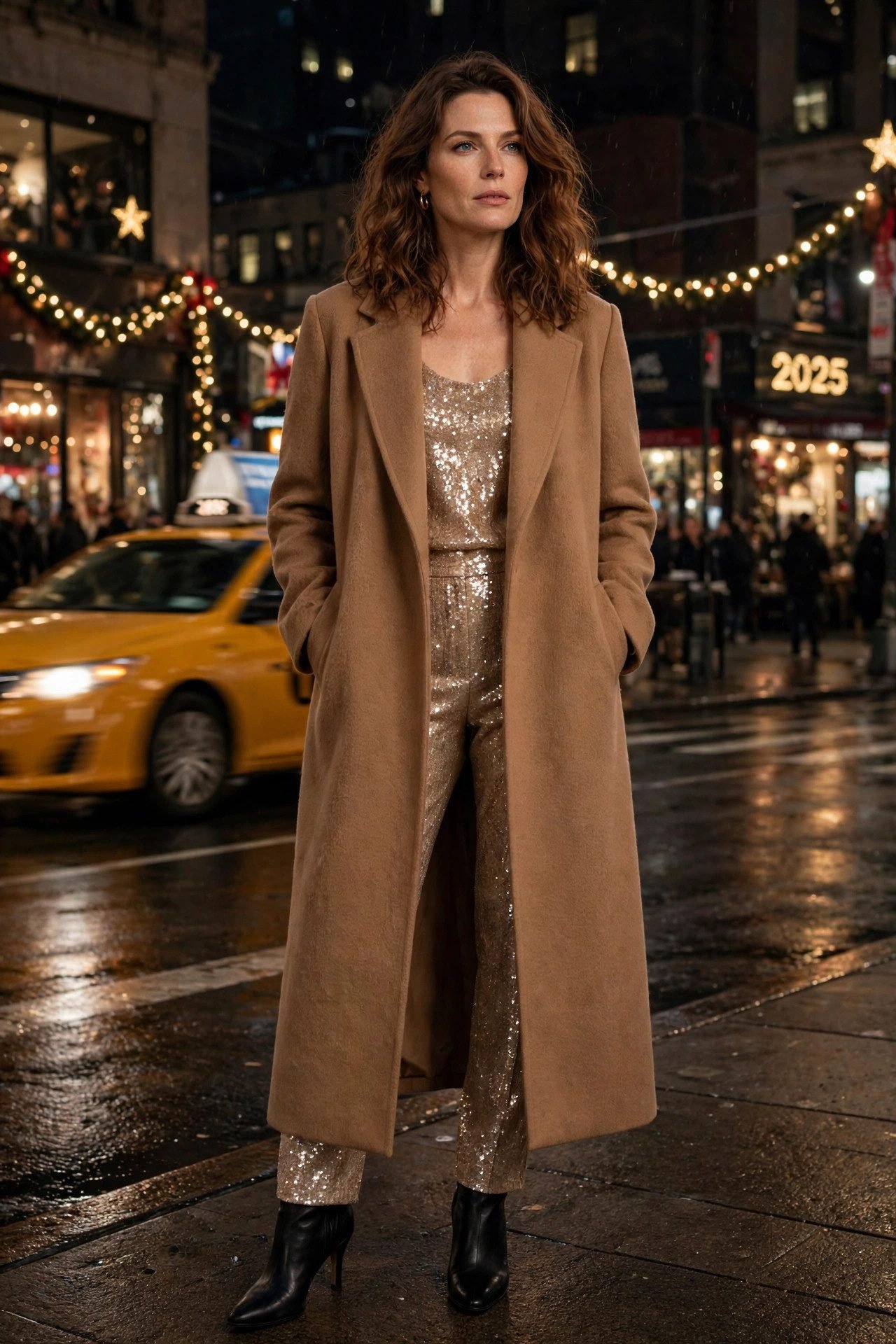 new year outfit ideas the coat-open reveal