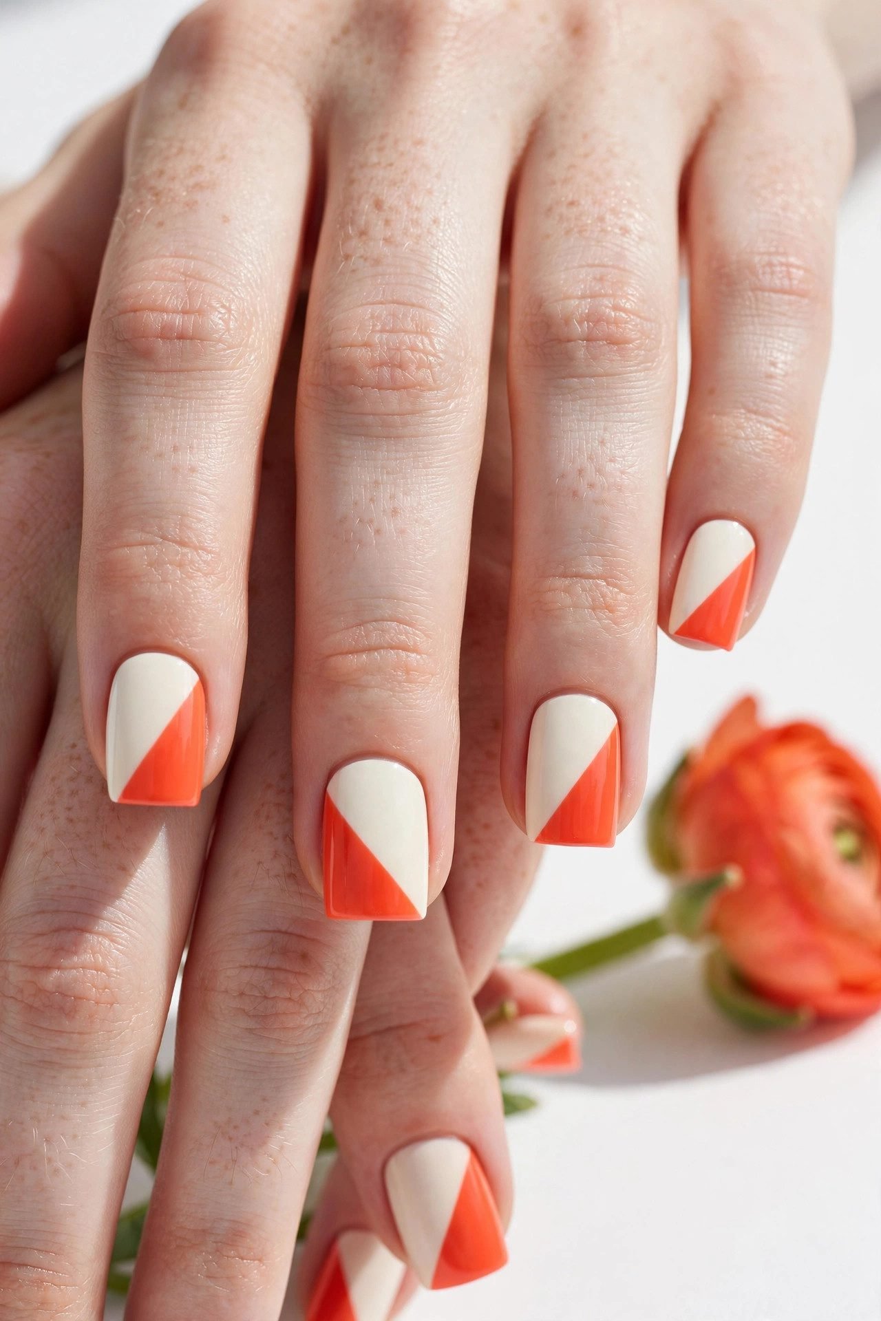 nail art — The Tape Color Block