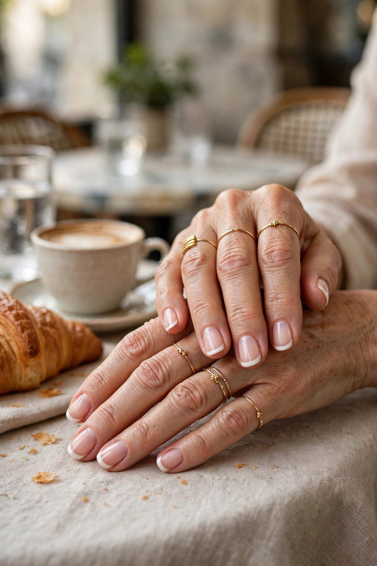 nail art — The Freehand French