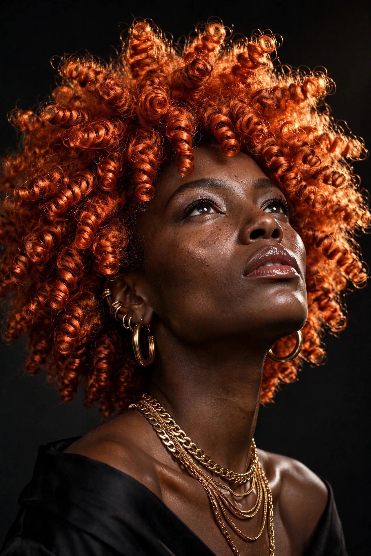 curly hairstyles — The Copper Coil Statement