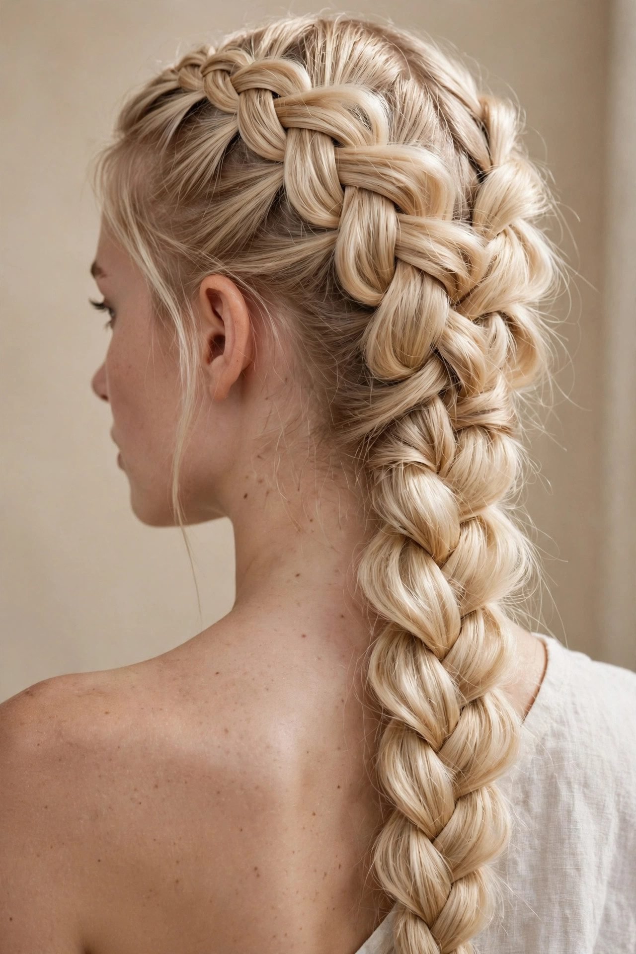 braided hairstyles — The Pancaked Dutch Braid