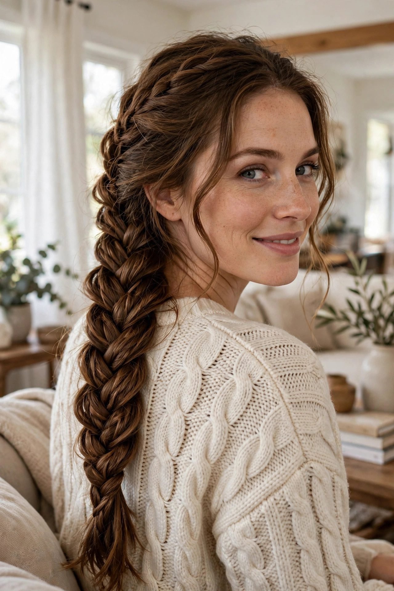 braided hairstyles — The Loose Dutch Braid
