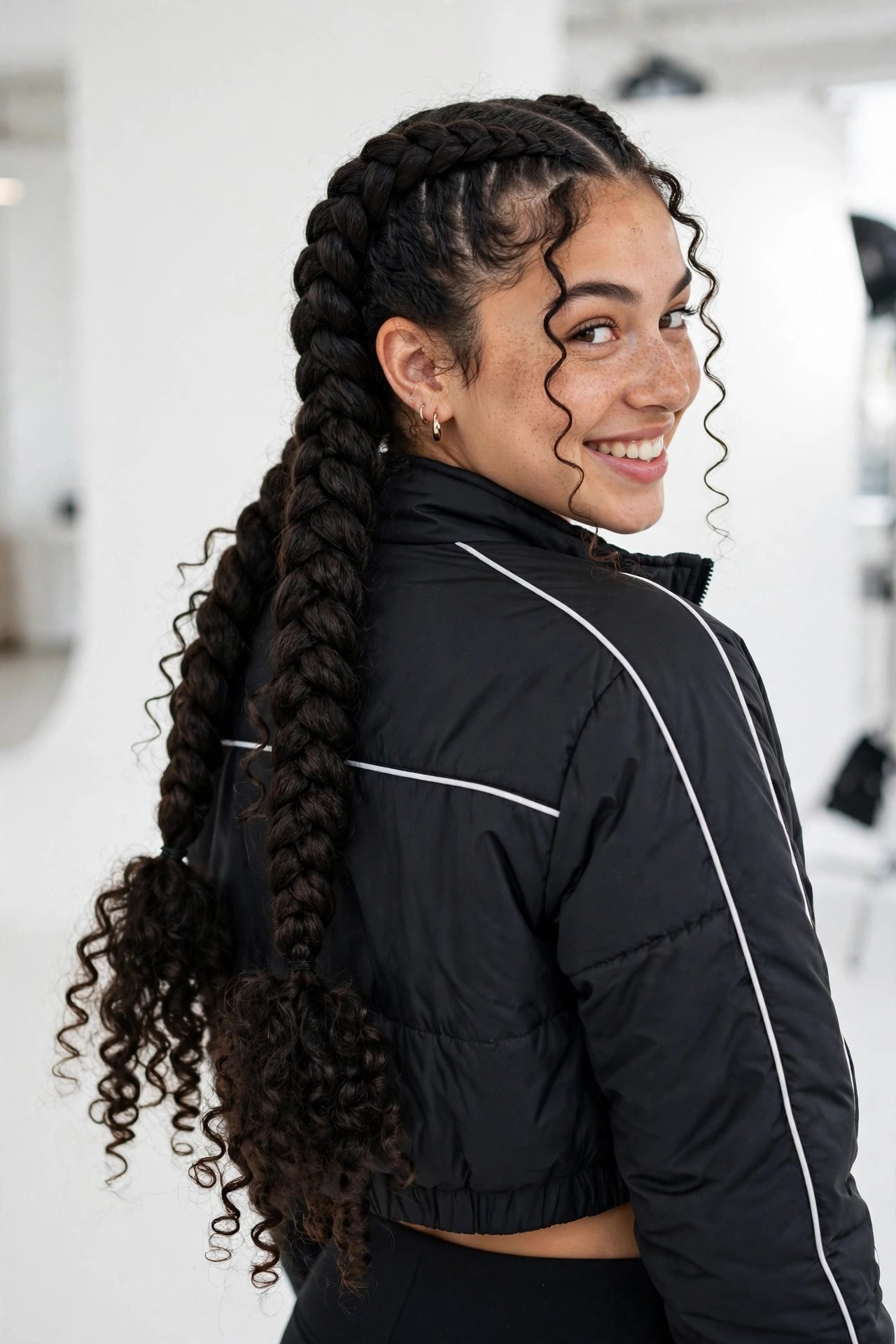 braided hairstyles — The Double Dutch Pigtails