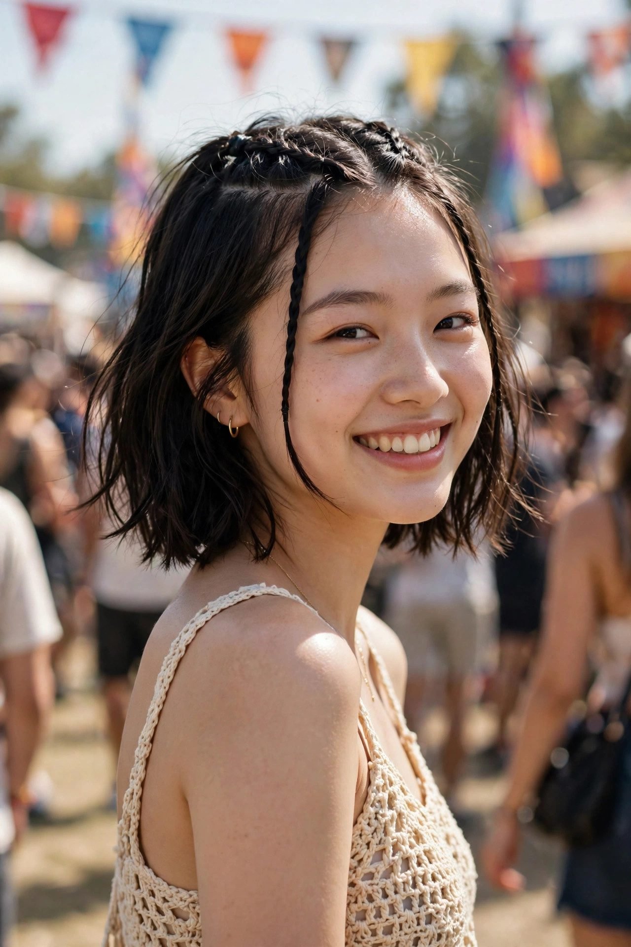 braided hairstyles — The Two Front Braids