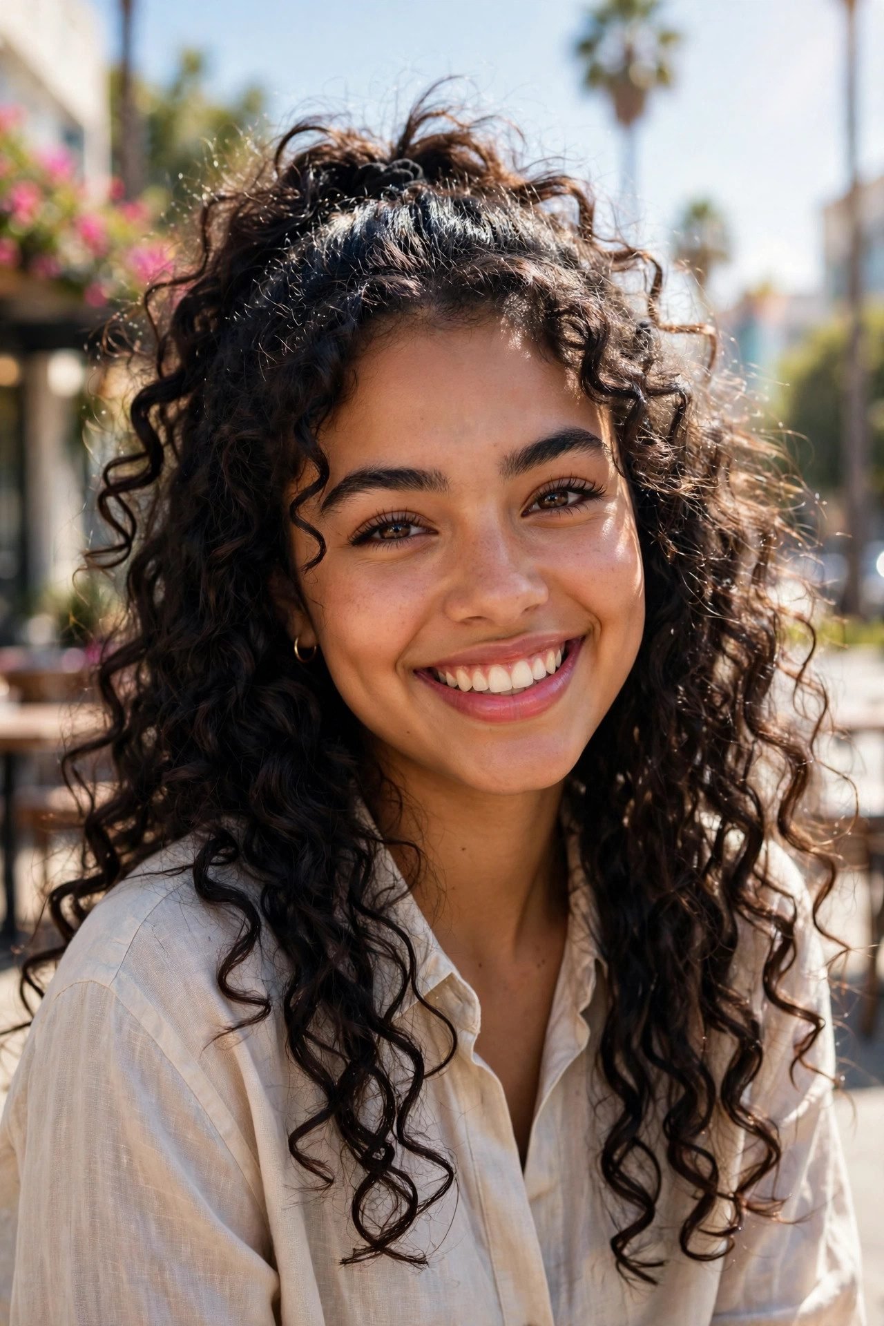cute hairstyles — The Half-Up Tiny Pony