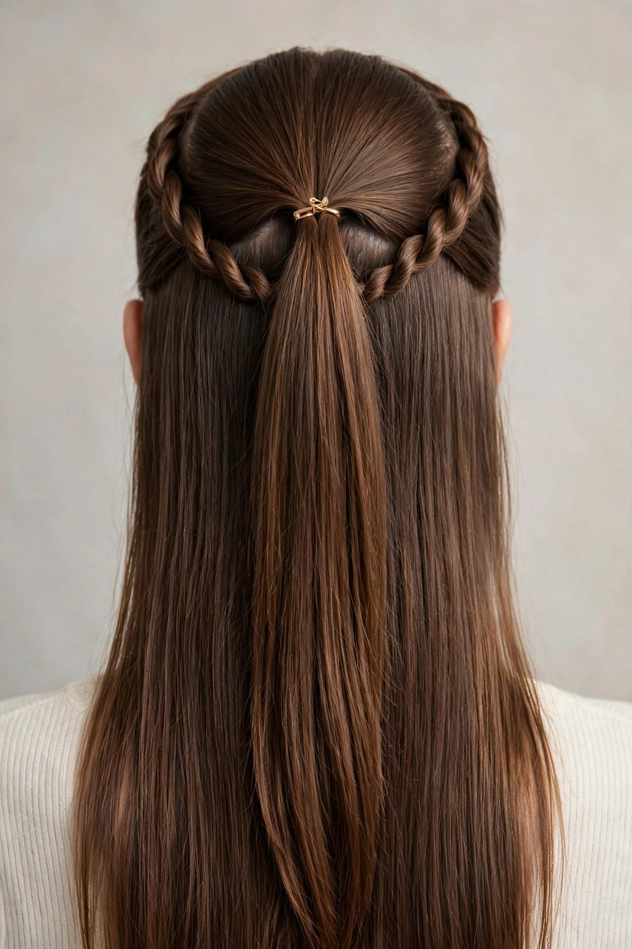 cute hairstyles — The Rope-Twist Half-Up