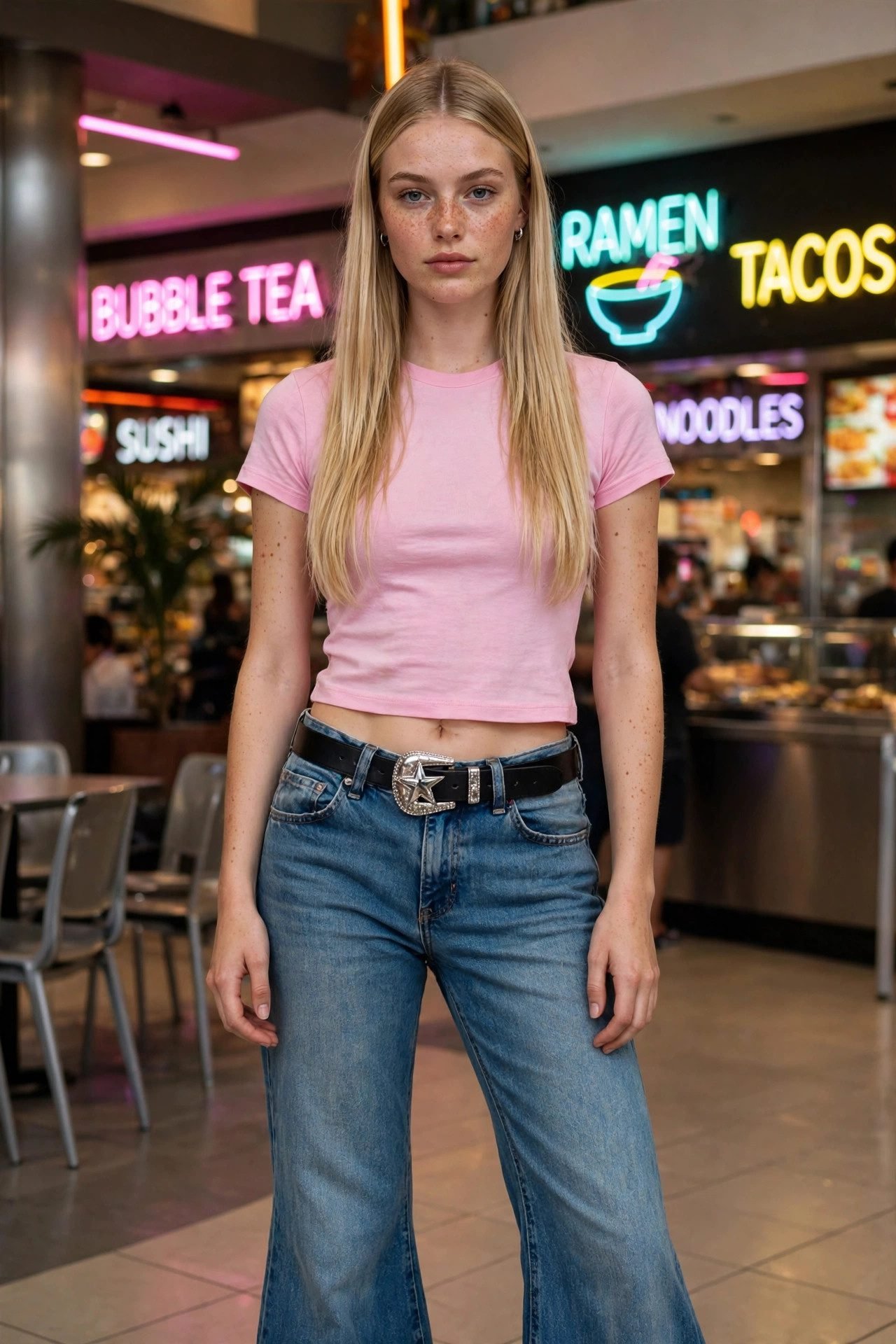 y2k outfits — The Low-Rise Flare Combo