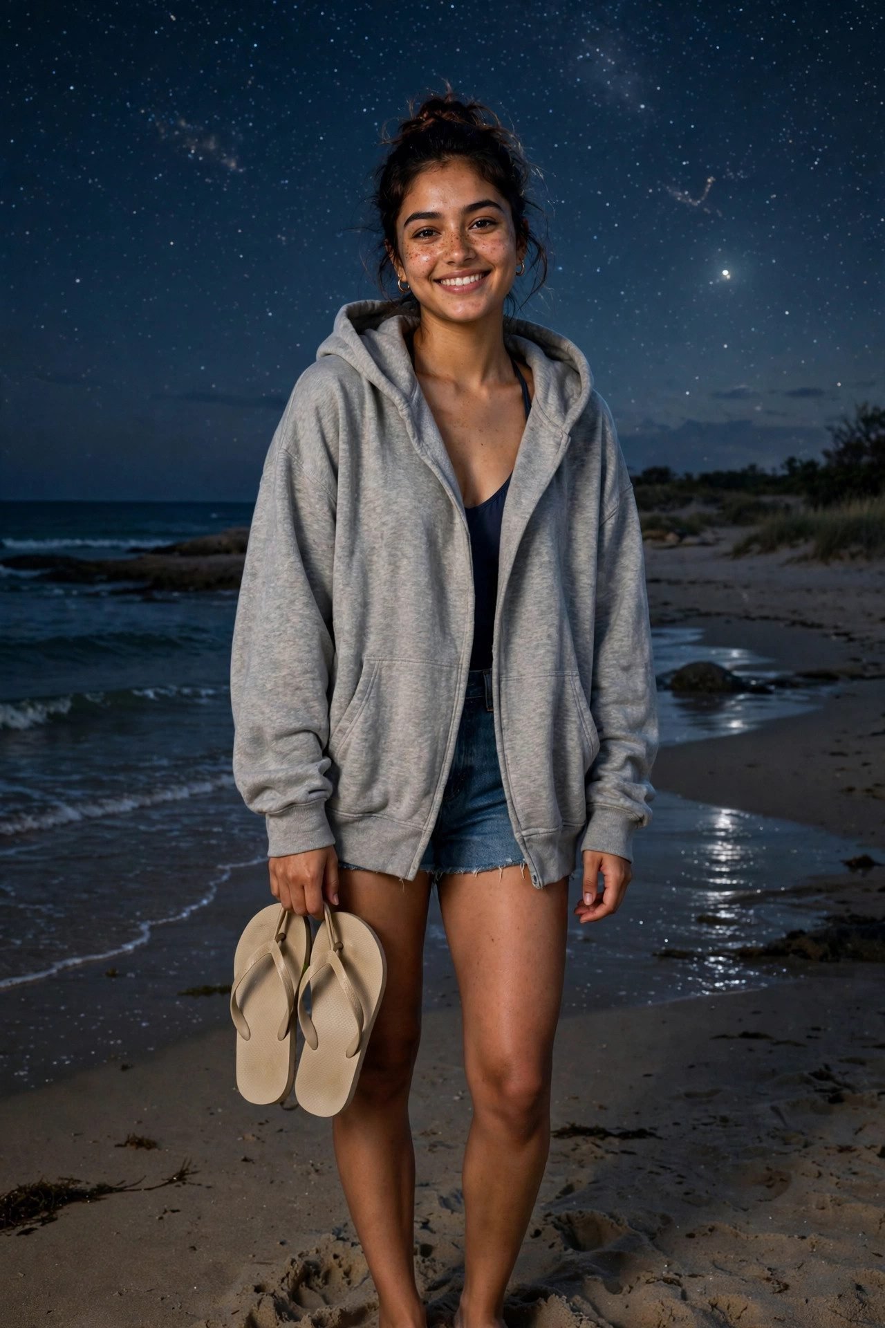 beach outfit — The Night-Swim Hoodie