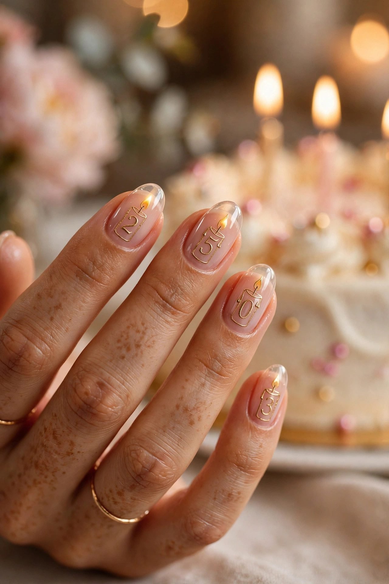 birthday nails — The Shimmer Number Candles