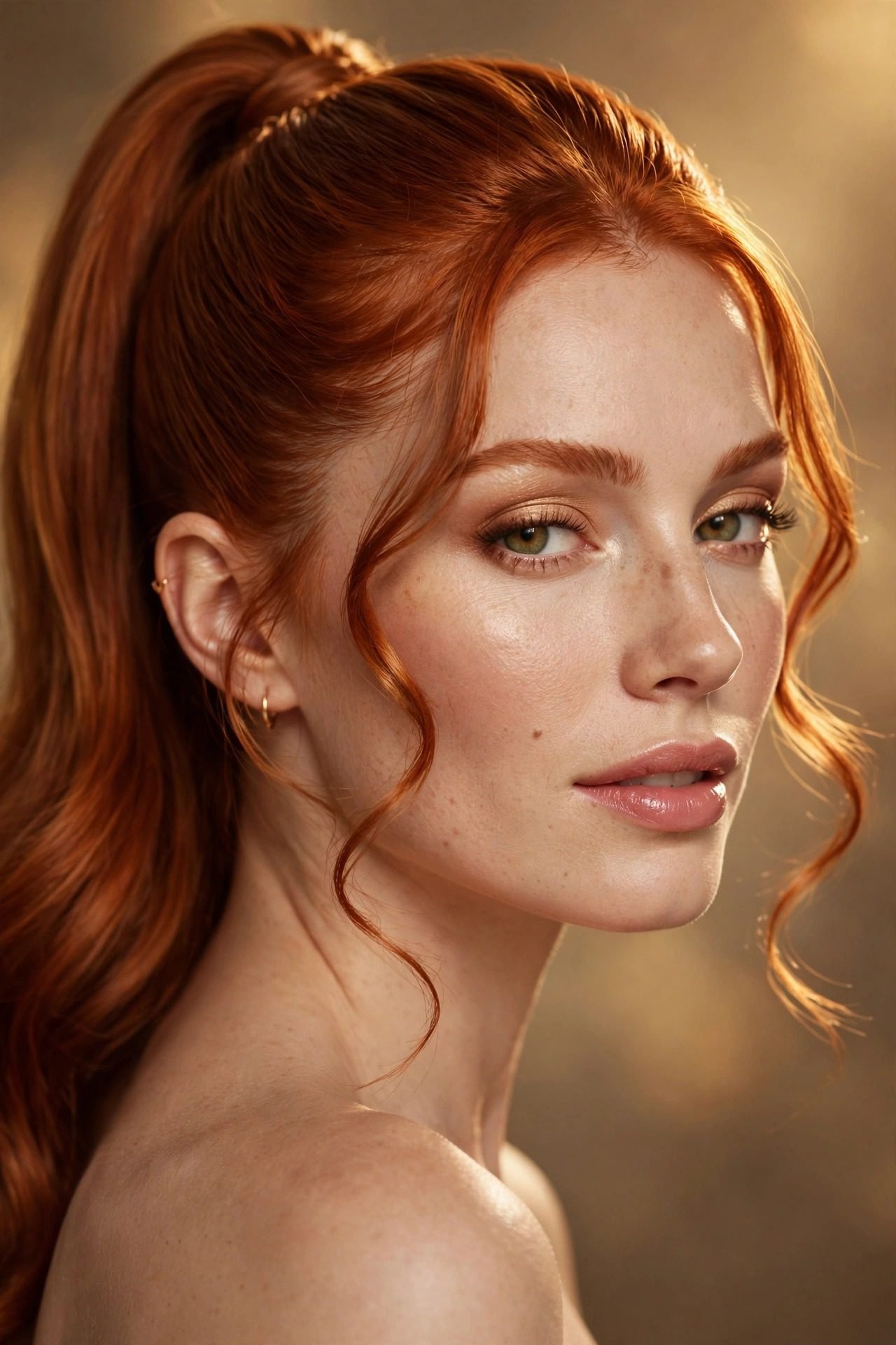 ponytail hairstyles — The High Pony with Tendrils