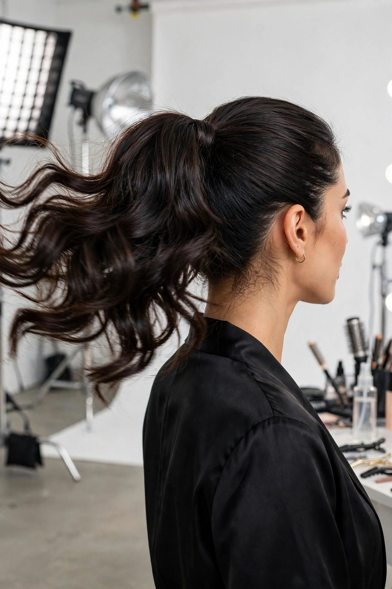 ponytail hairstyles — The Bouncy Blowout Pony