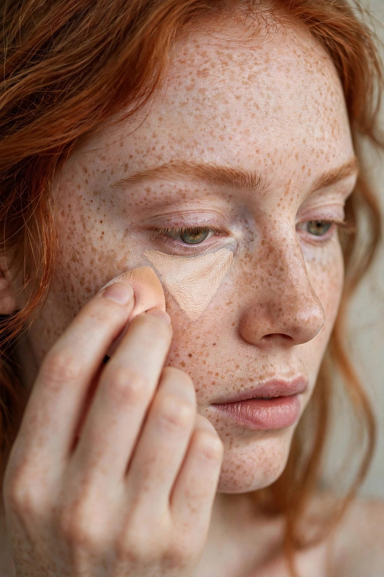makeup tutorial — Concealer: The Triangle Placement