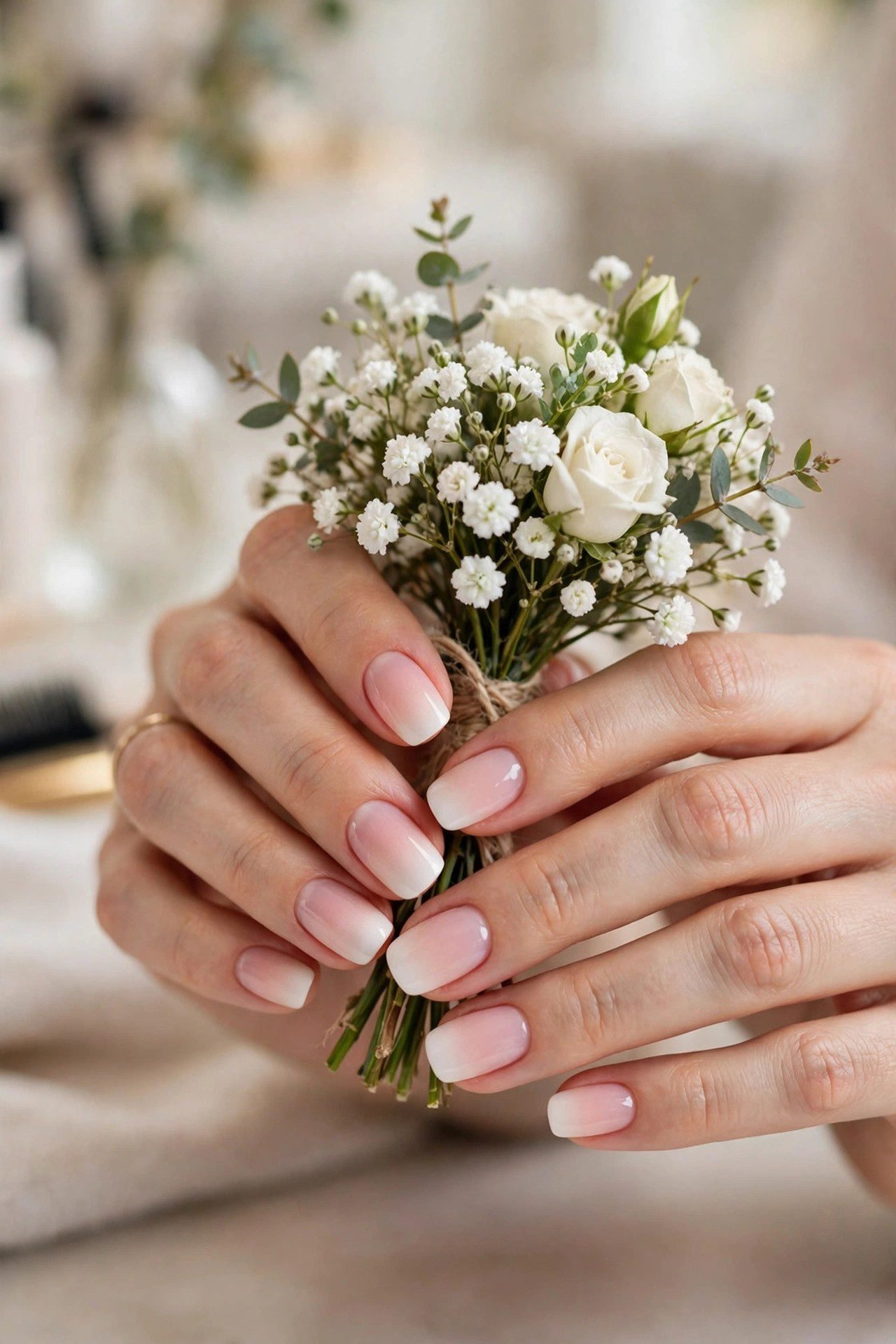 elegant nails — The Baby Boomer French