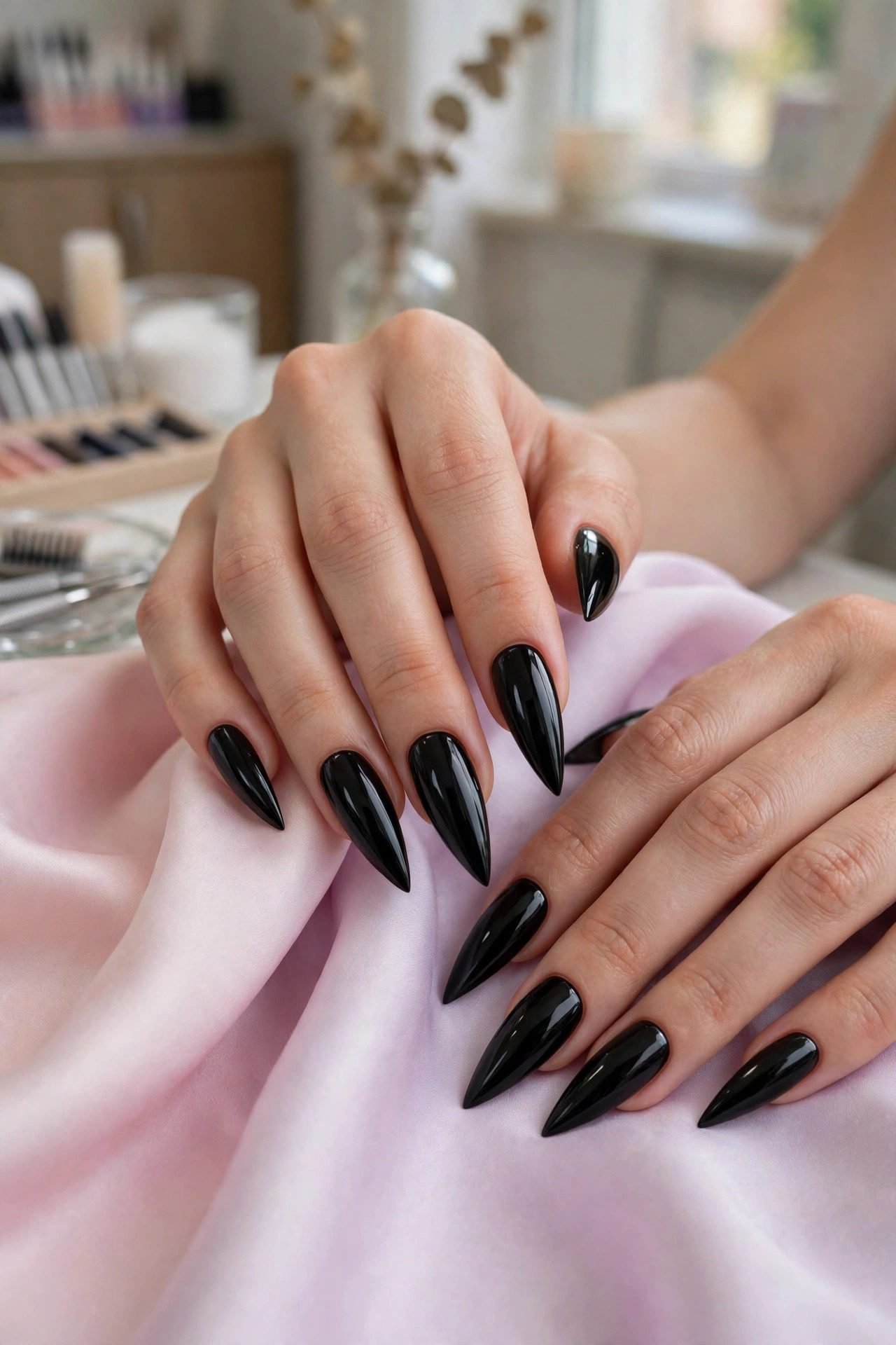 Black-Gloss Stiletto