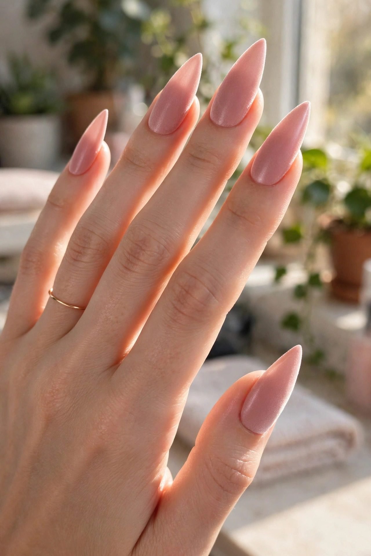 Velvet Blush Stiletto