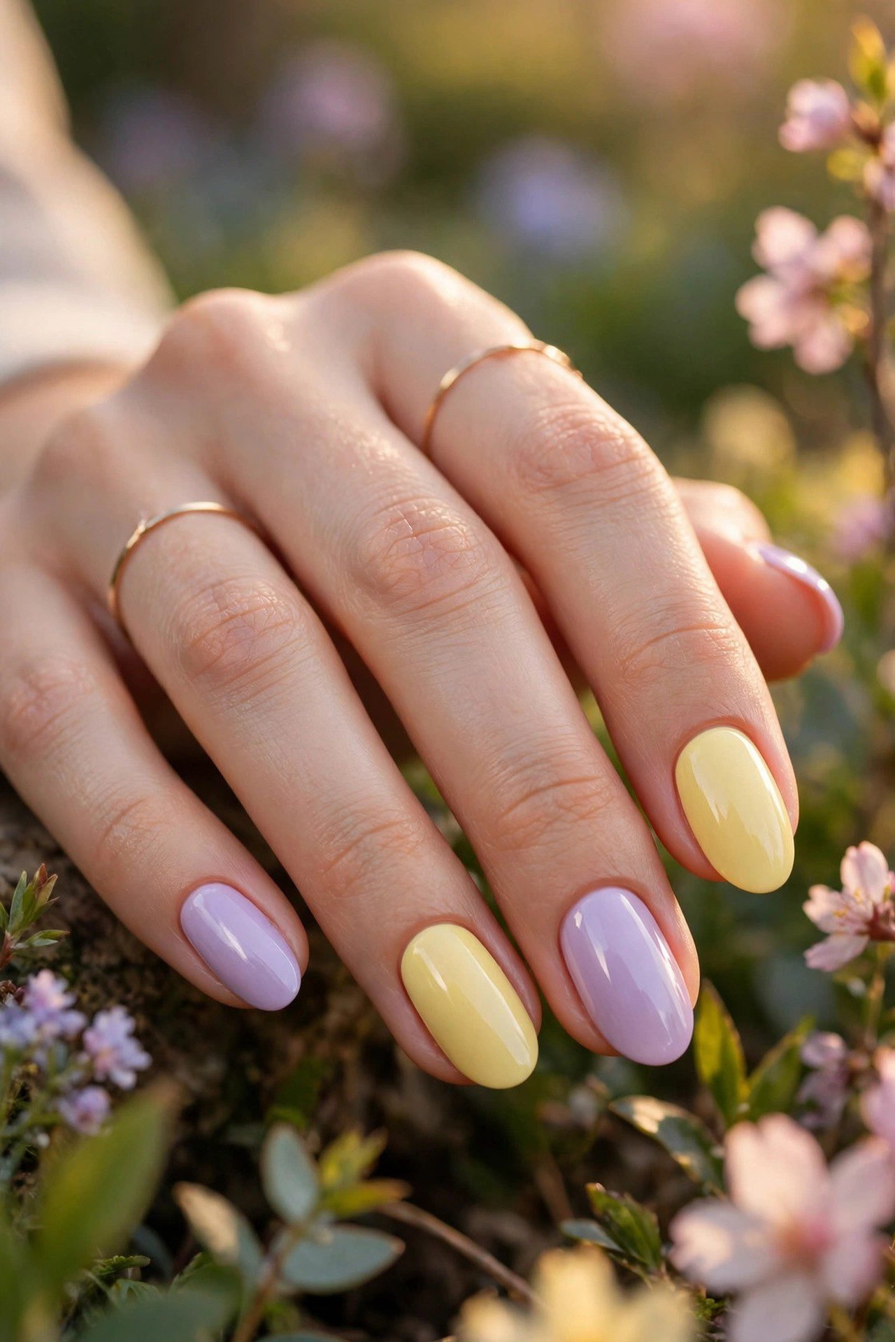 Lilac & Lemon Alternating