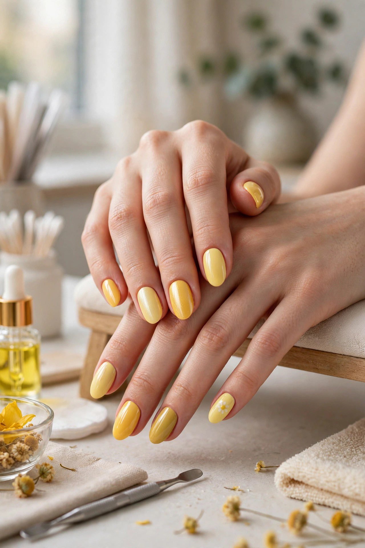 Yellow Nails Are No Longer Just a Summer Color