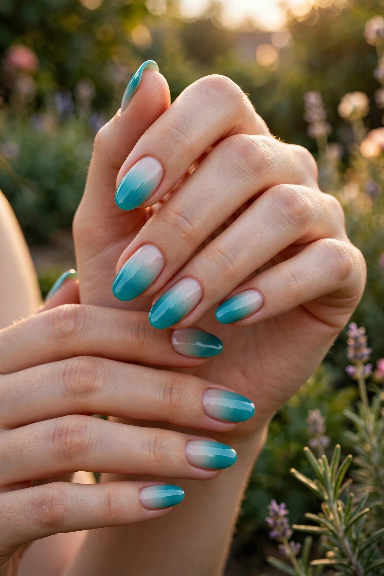Turquoise Ombré