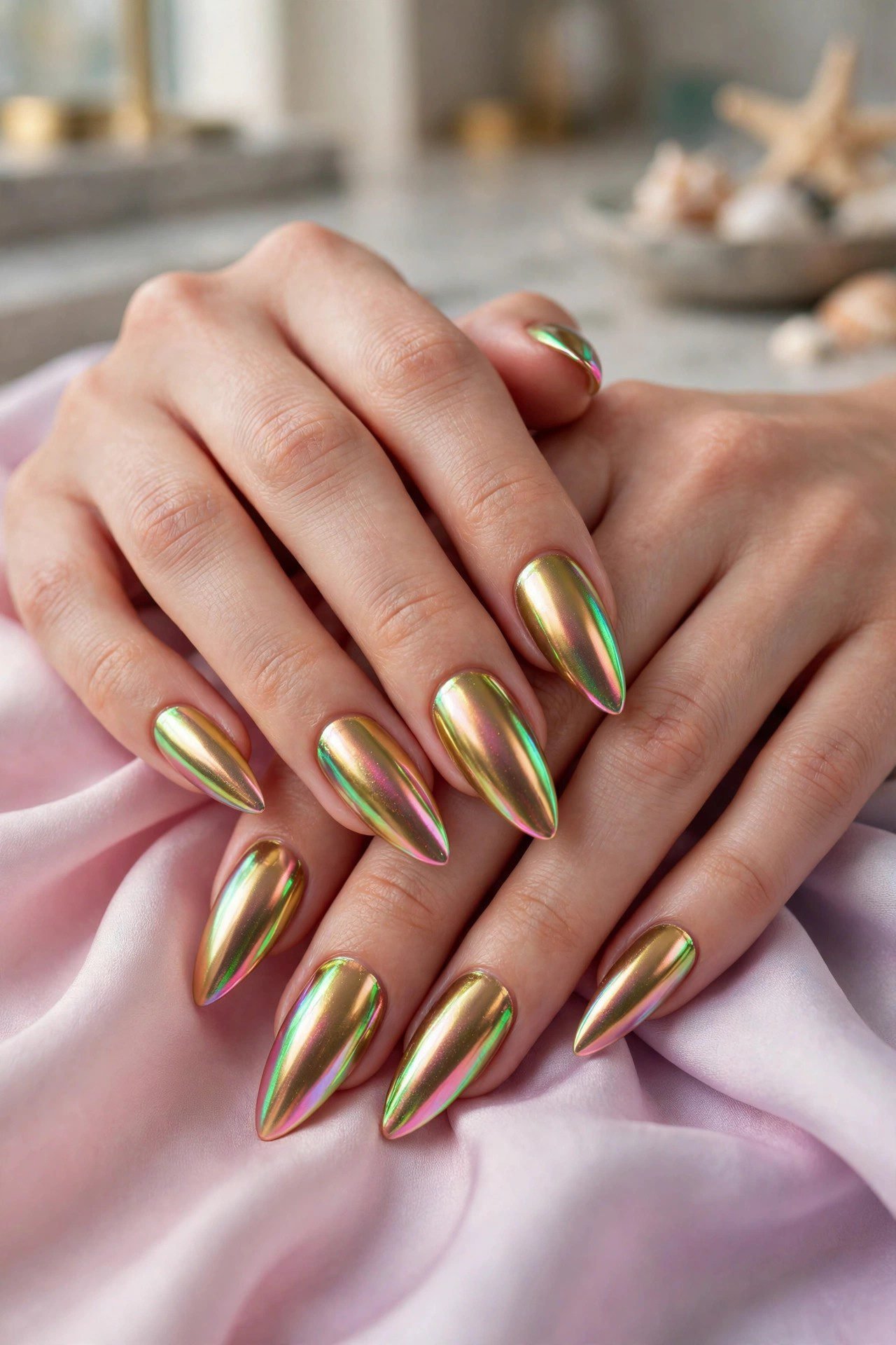 Mermaid Gold Chrome