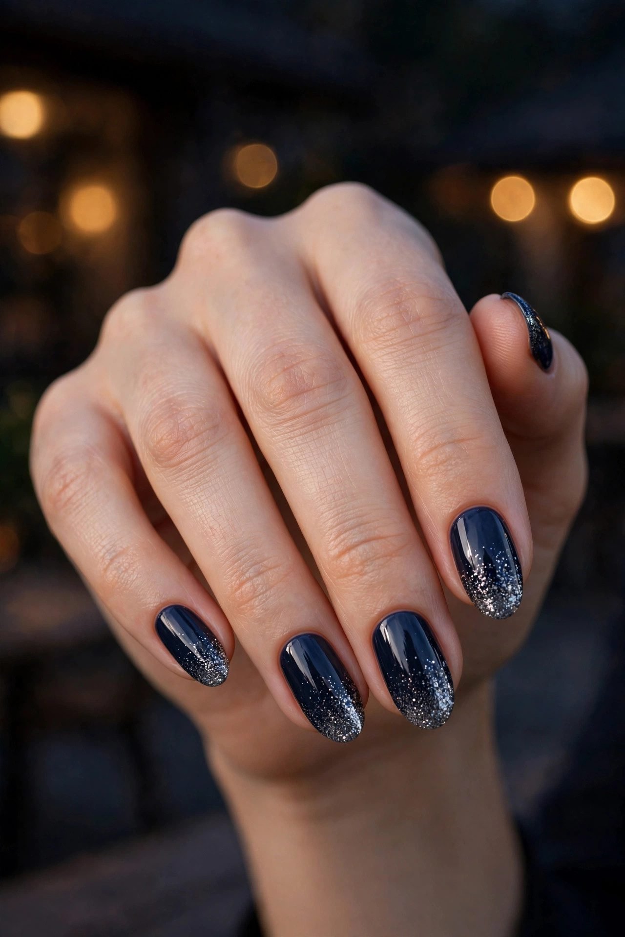 Midnight Glitter Fade