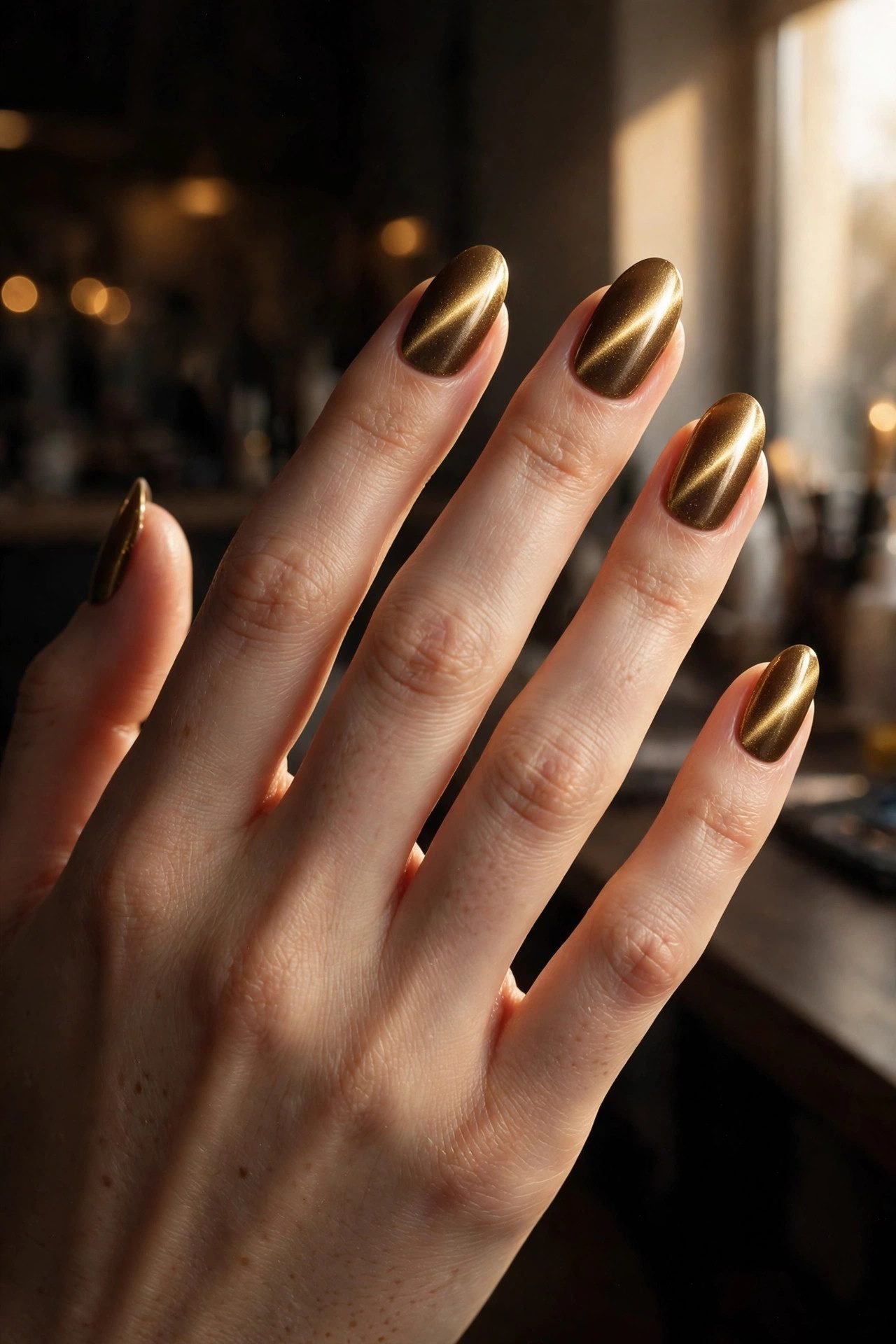 Gold Cat Eye