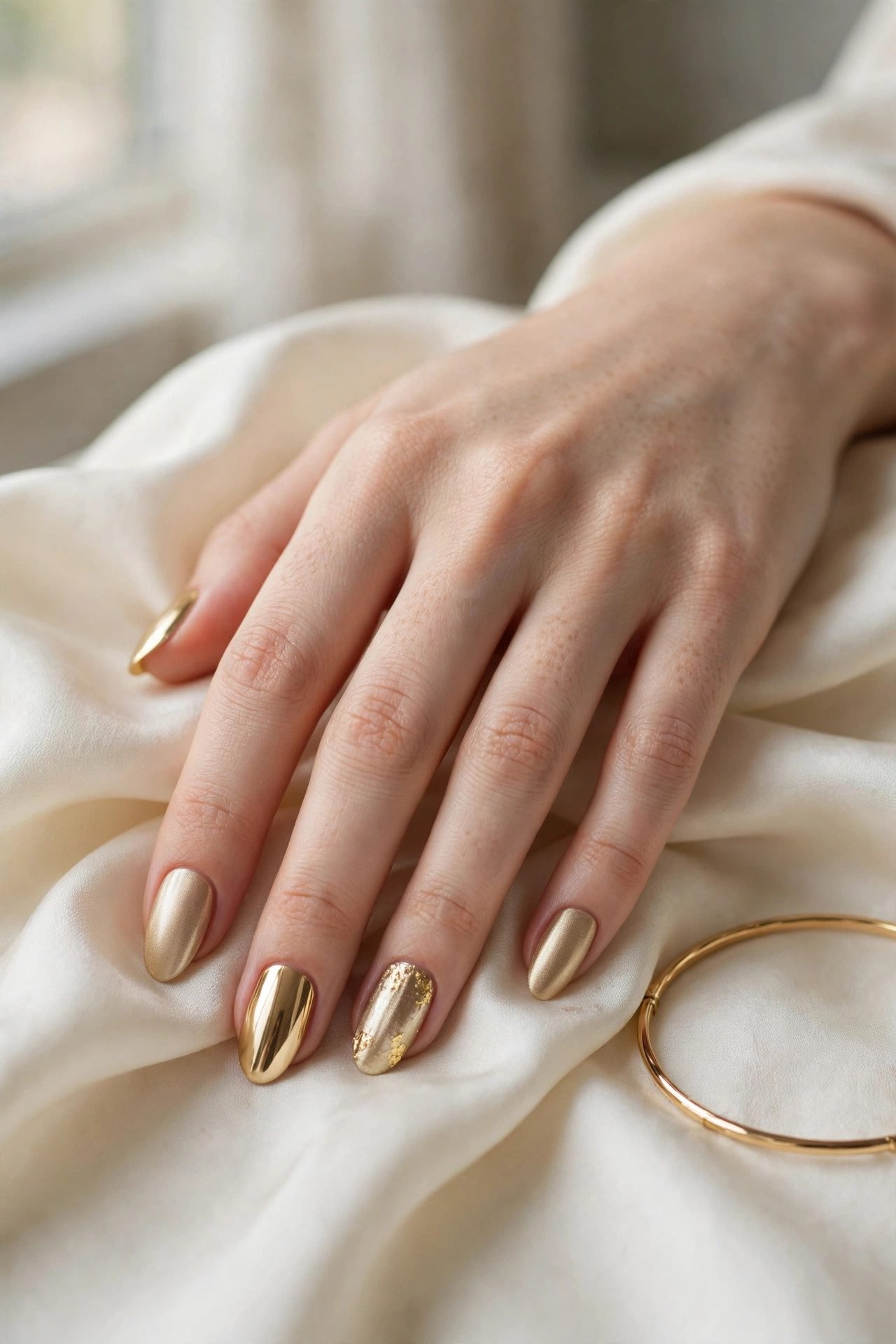 The Five Rules of Wearing Gold Nails