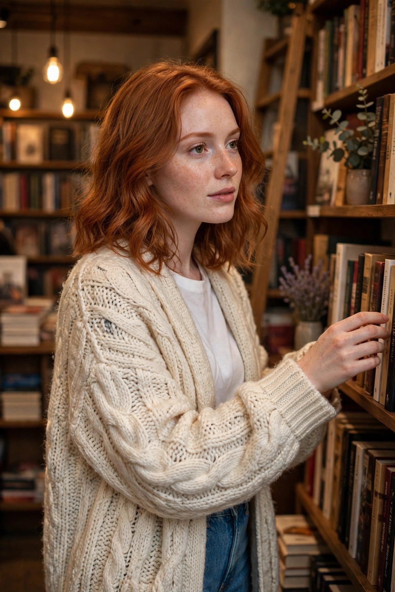 4. The Cozy Cardigan or Sweater