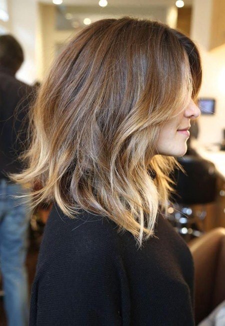 1. The Blunt Collarbone Lob