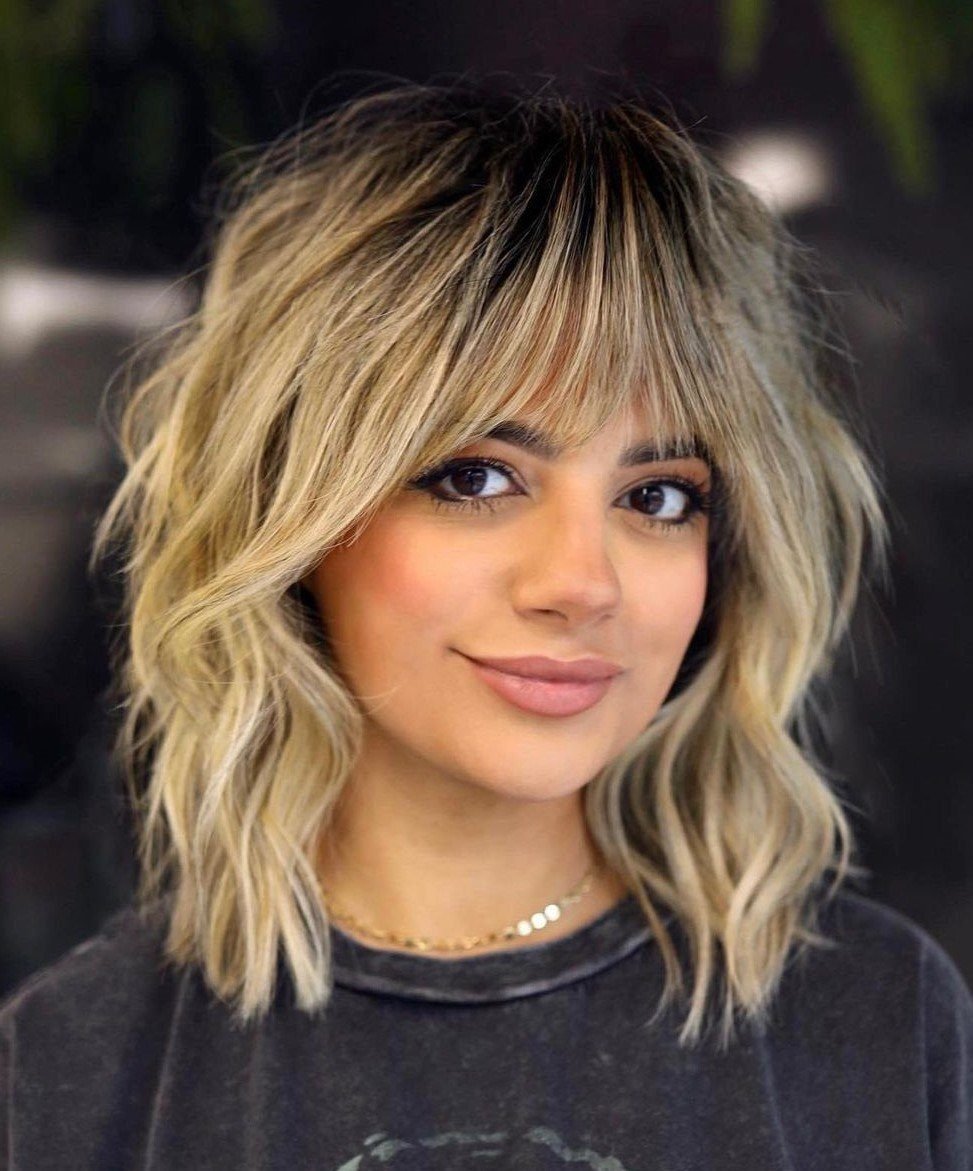 Layered & Textured Long Bobs