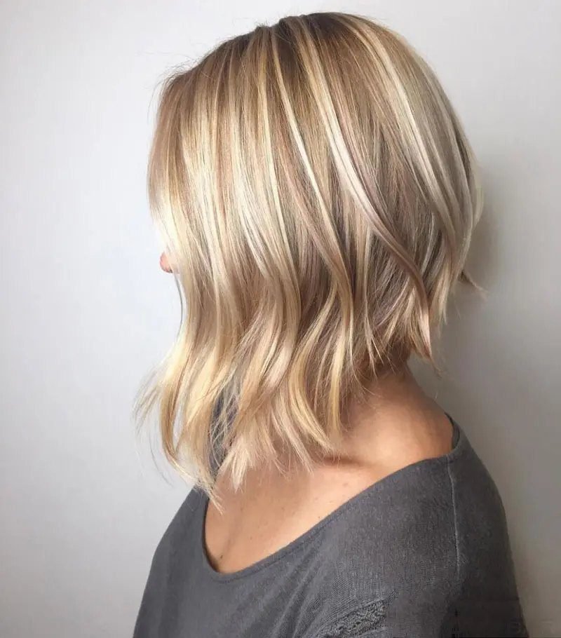 10. The Lob with Side Bangs
