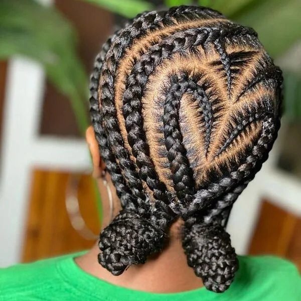 Jumbo & Thick Cornrow Hairstyles