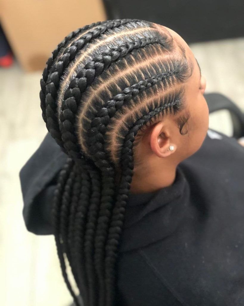 12. The Cornrow Bun
