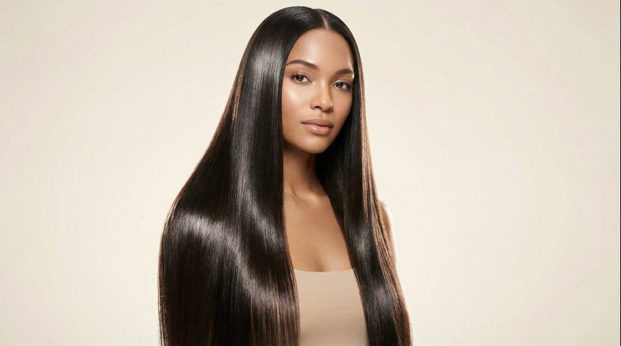 3. The Glass Hair Look