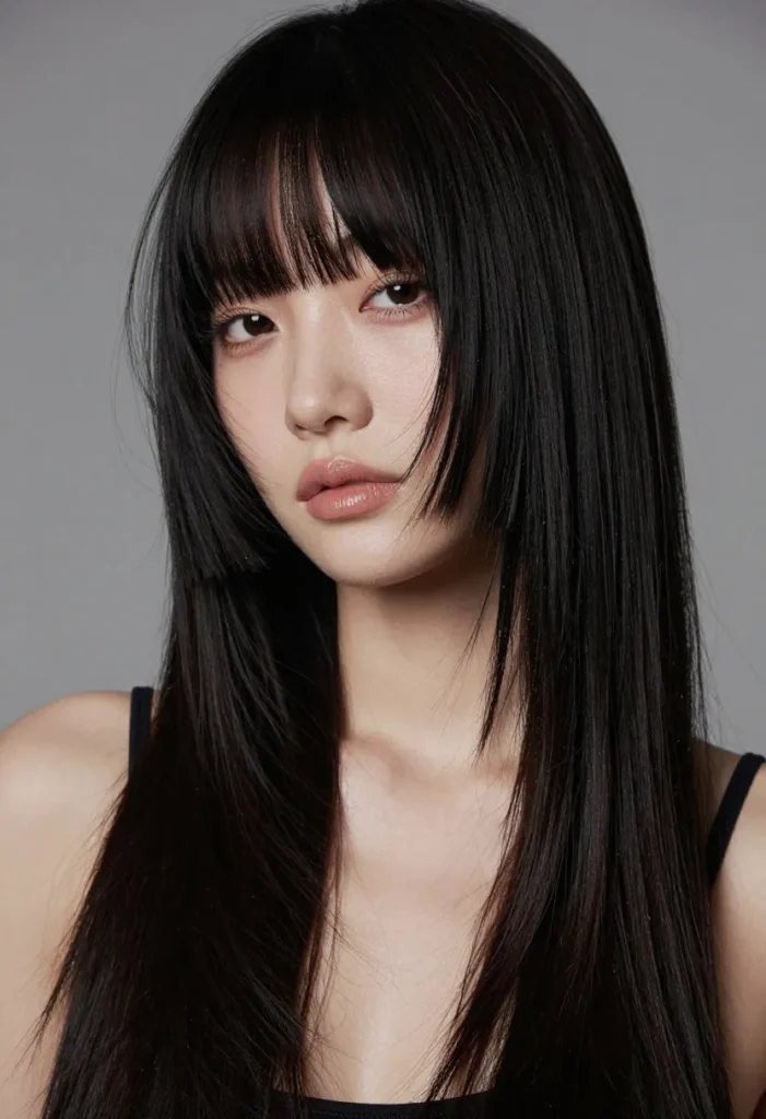 16. Curly Bangs