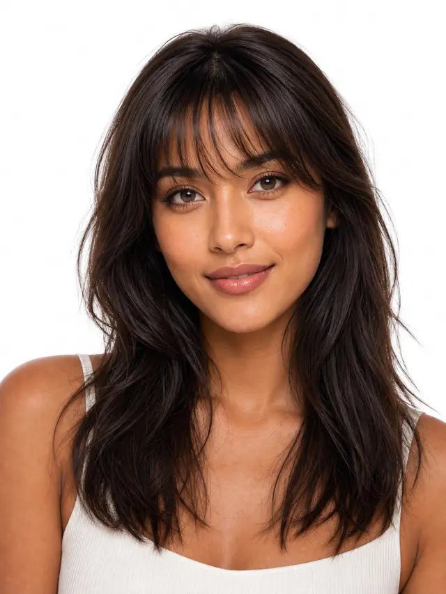 Bangs Paired with Different Haircuts
