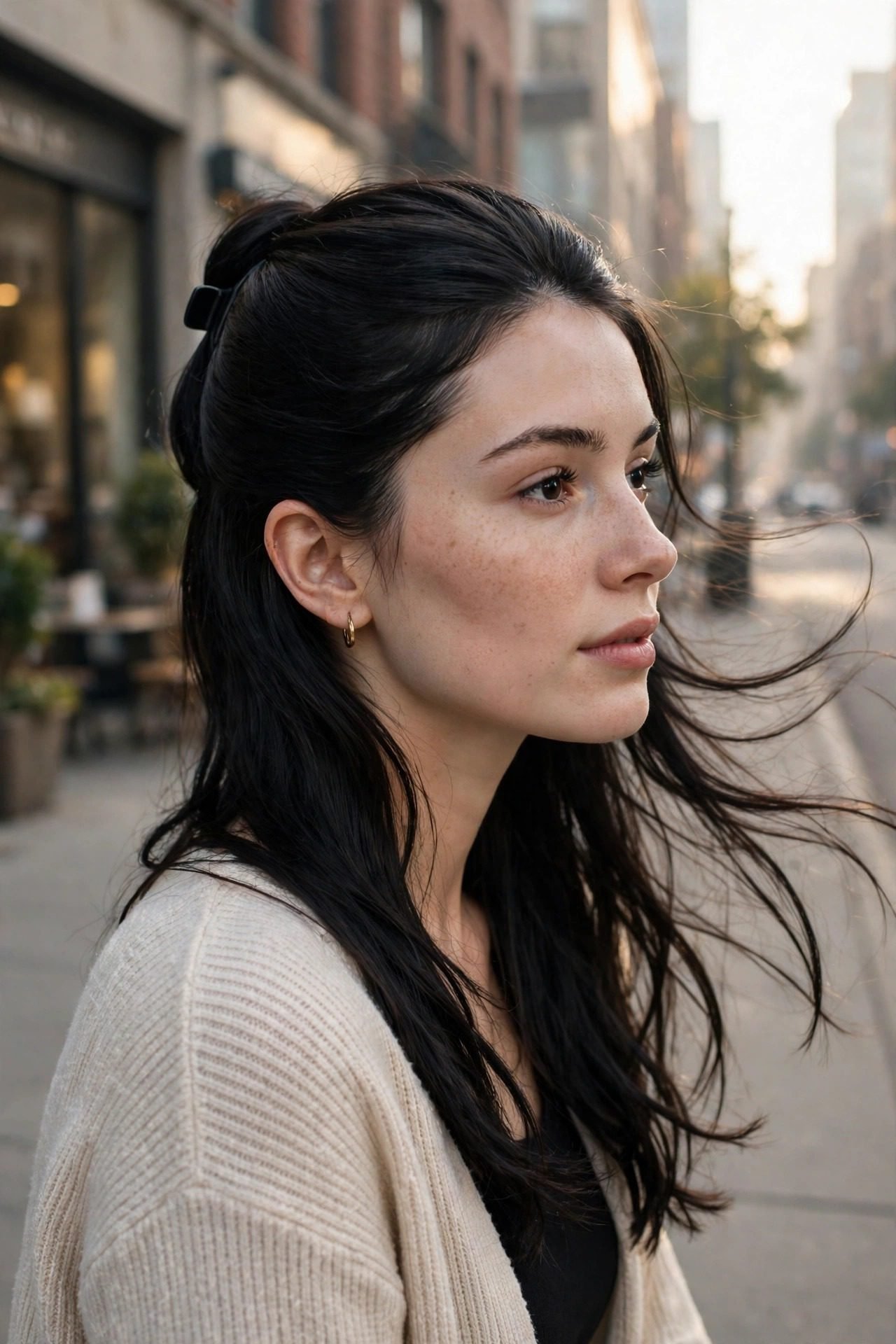 Sleek & Polished Half Up Half Down Hairstyles