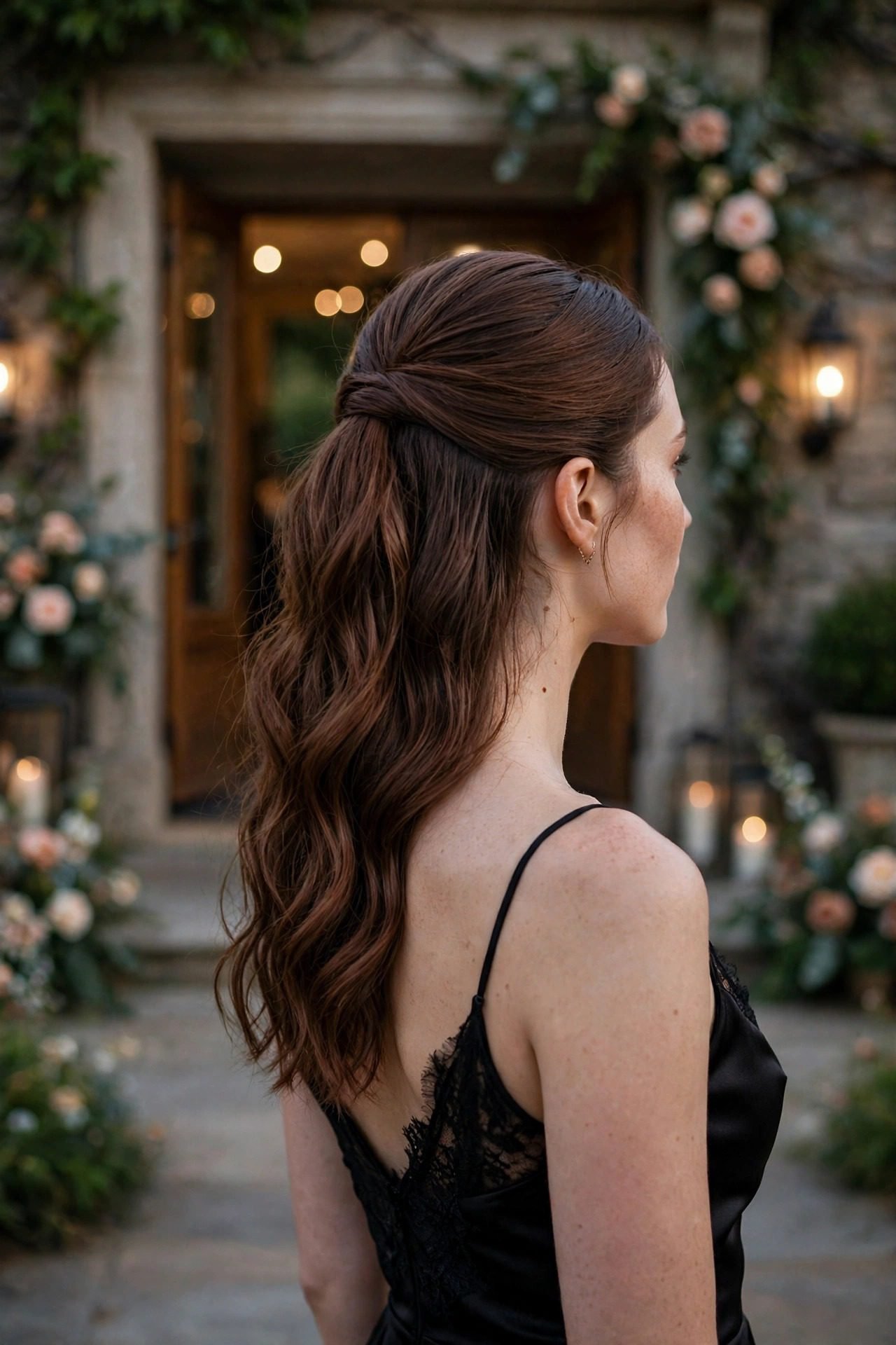 6. The Half-Up Sleek Pony