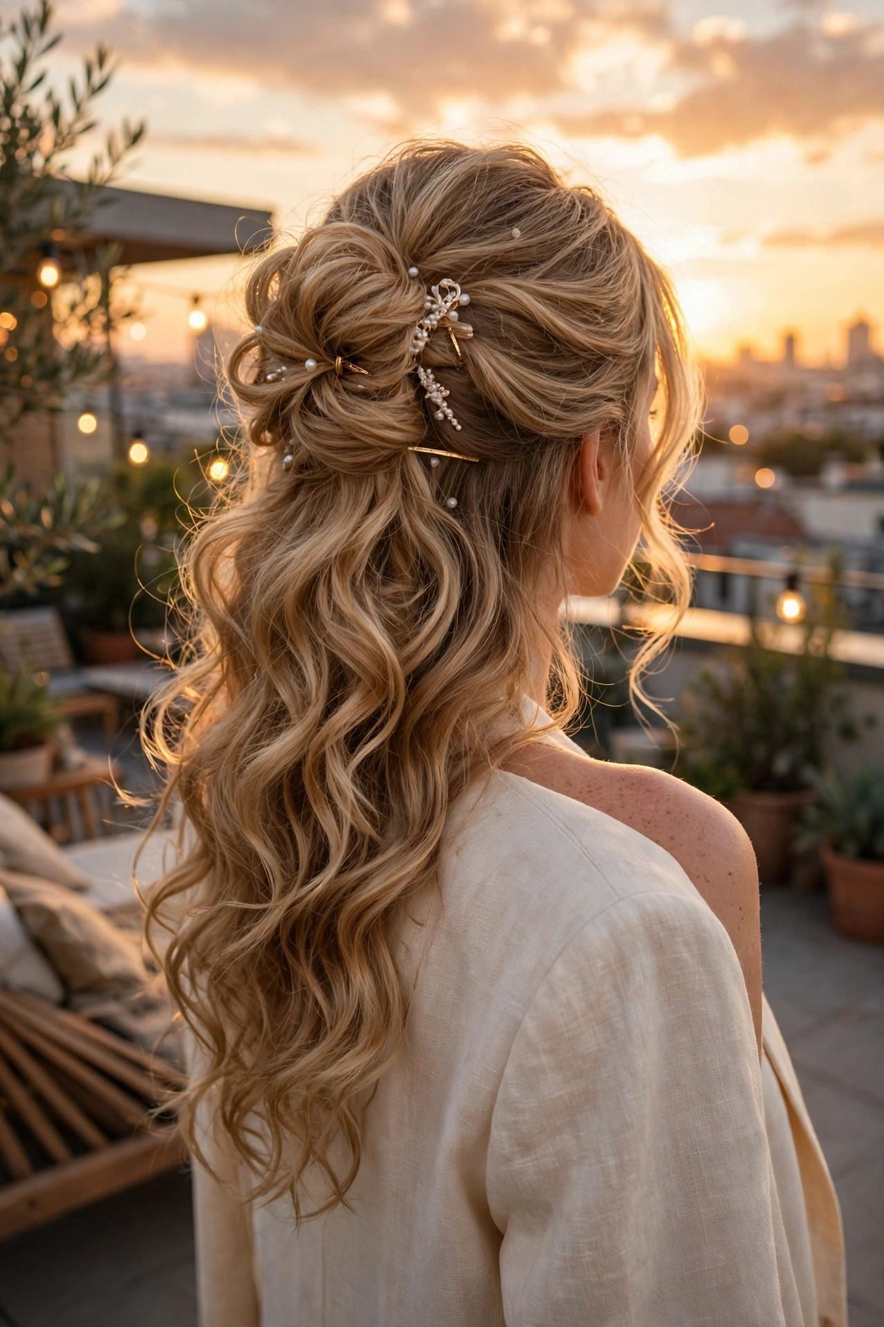 Voluminous & Glamorous Half Up Half Down Hairstyles