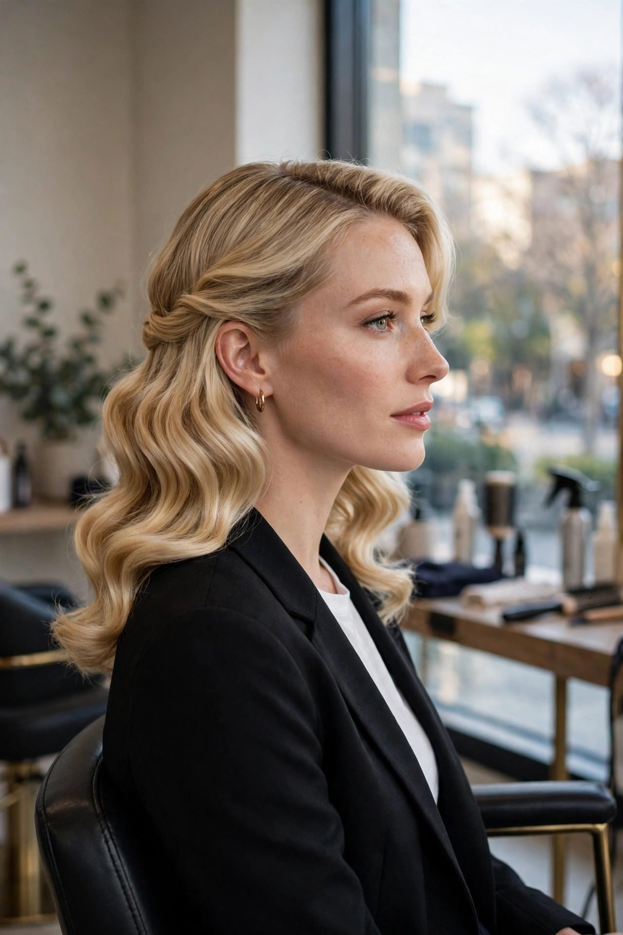 10. The Half-Up Hollywood Waves